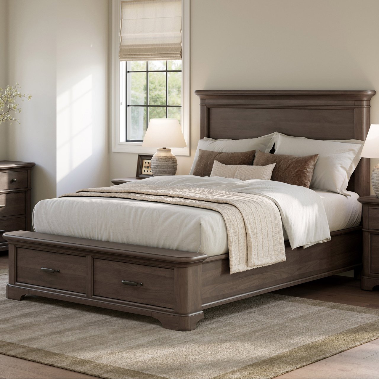 BETTER FURNITURE ALKI COVE QUEEN STORAGE BED - Image 1