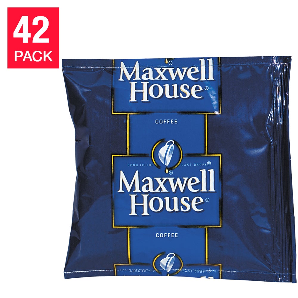 Maxwell House Regular Ground Coffee, 1.5 oz, 42 CT (MWH866150) - Image 1