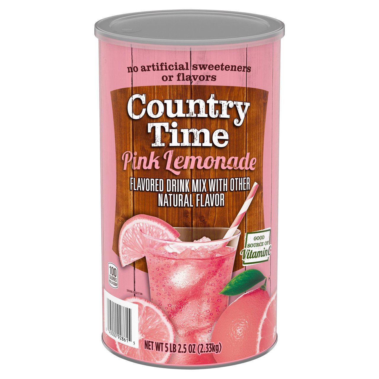 Country Time Pink Lemonade 34 Quarts 82.5 oz - Image 1