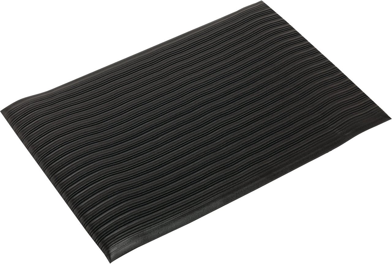 Air Step by Guardian Antifatigue Mat, 36" x 60", Black