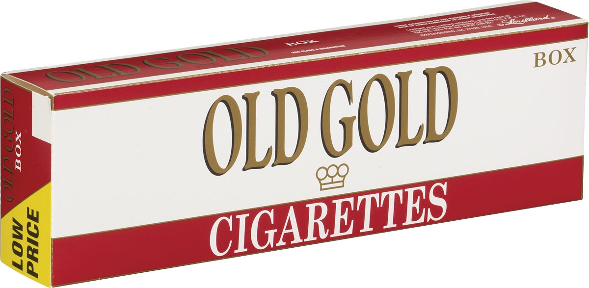 Old Gold Red Filter King Box