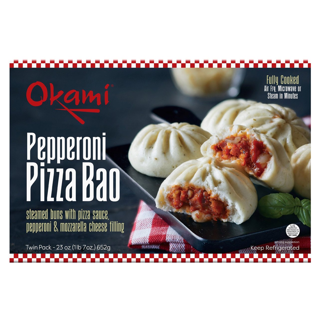 Okami Pizza Bao 23 Ounces - Image 1