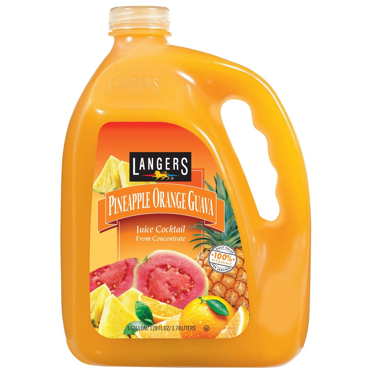 Langers Juice Pineapple Orange Guava, 128 oz, 2-Count - Image 1