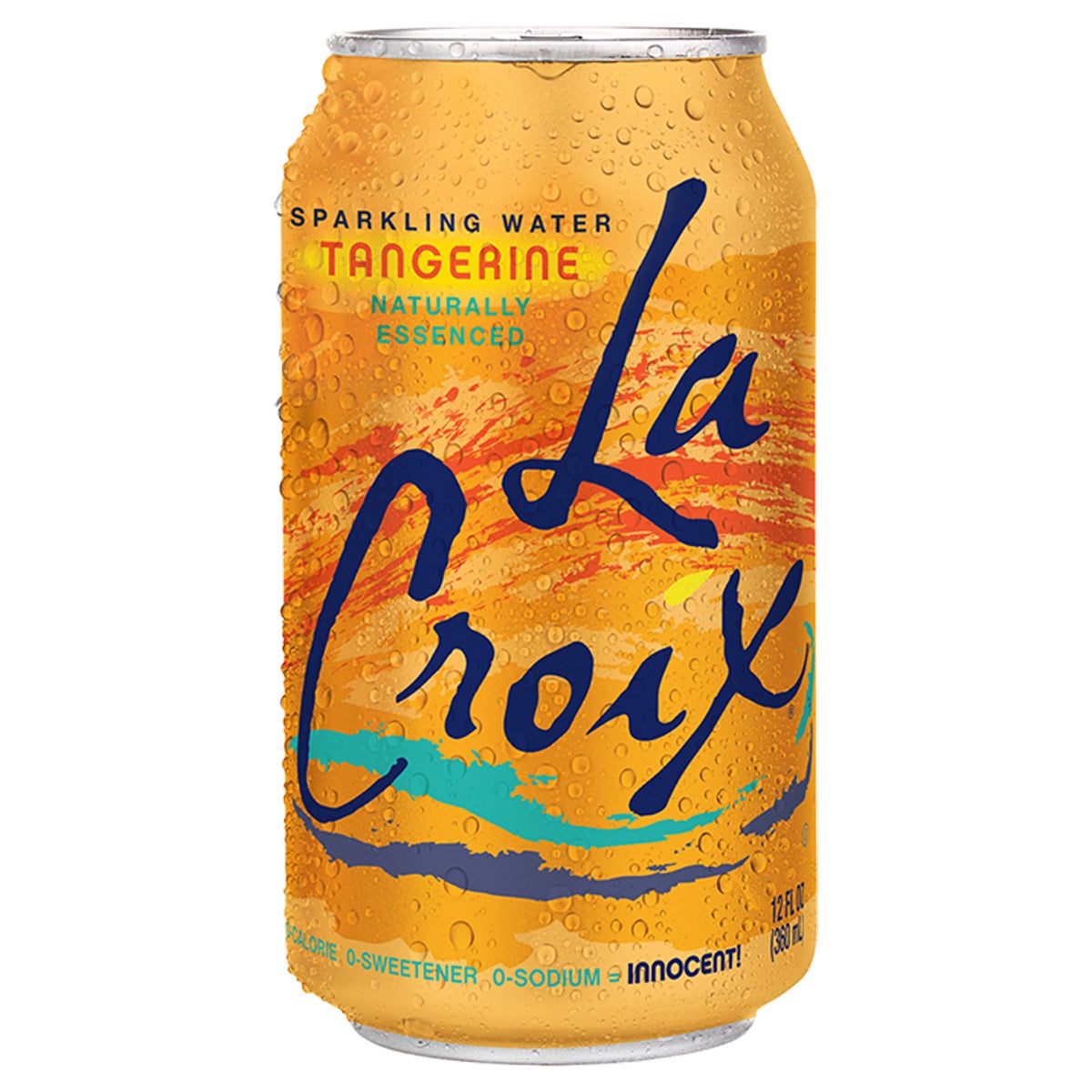 LaCroix Tangerine Sparkling Water, 12 oz Cans, 24-Count - Image 1