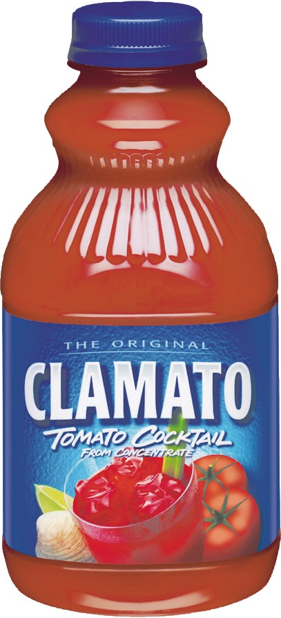 Clamato Tomato Cocktail, Original, 32 fl oz, 12-Count