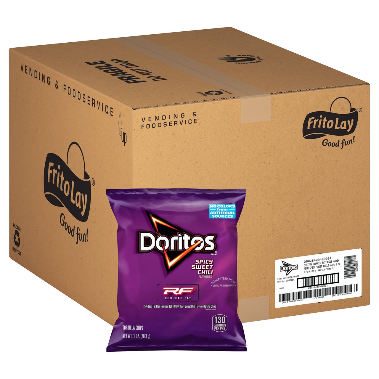 DORITOS SWEET CHILI REDUCE FAT 72 CT/1.0 OZ - Image 1