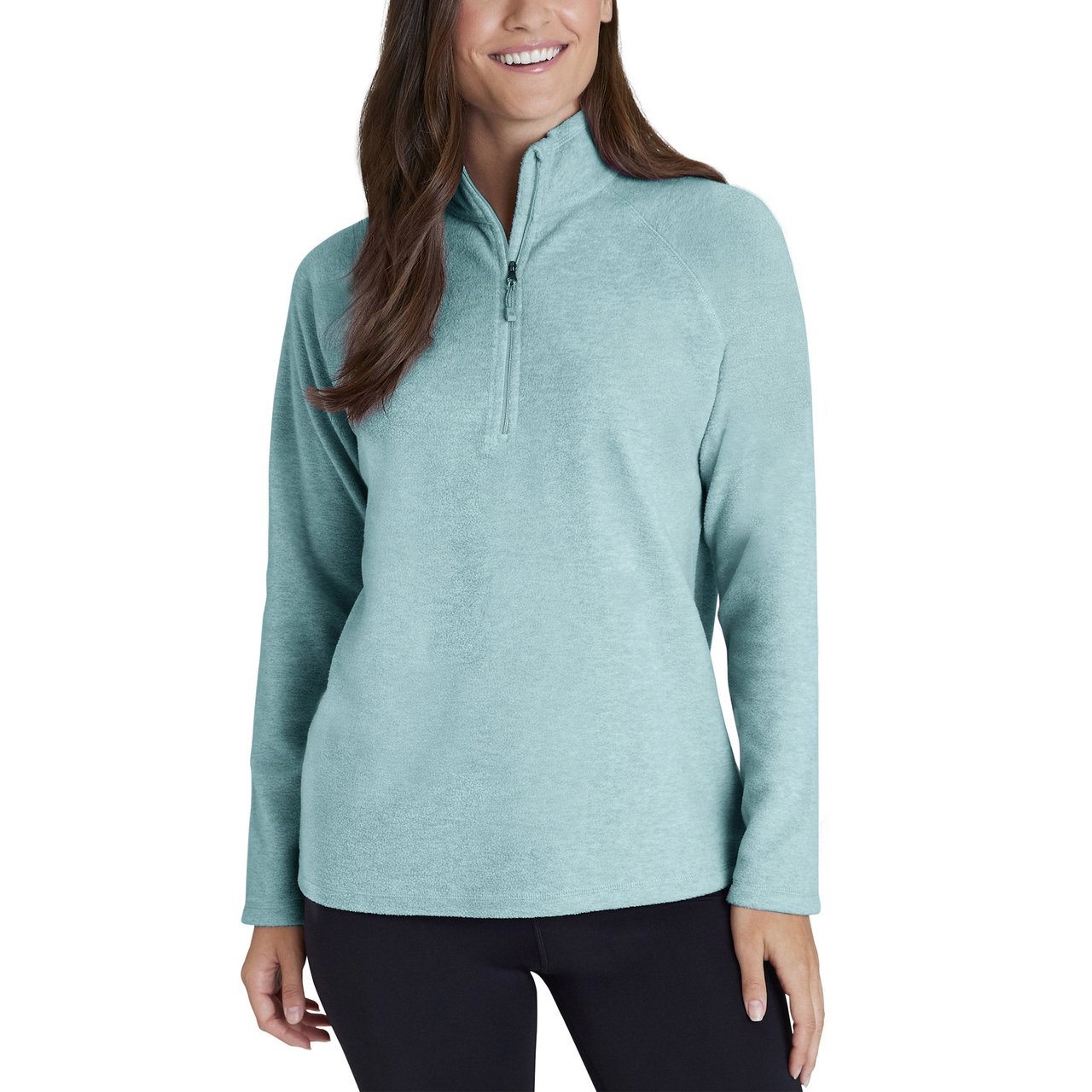 Eddie Bauer Ladies' Fleece Quarter Zip Pullover - Image 1
