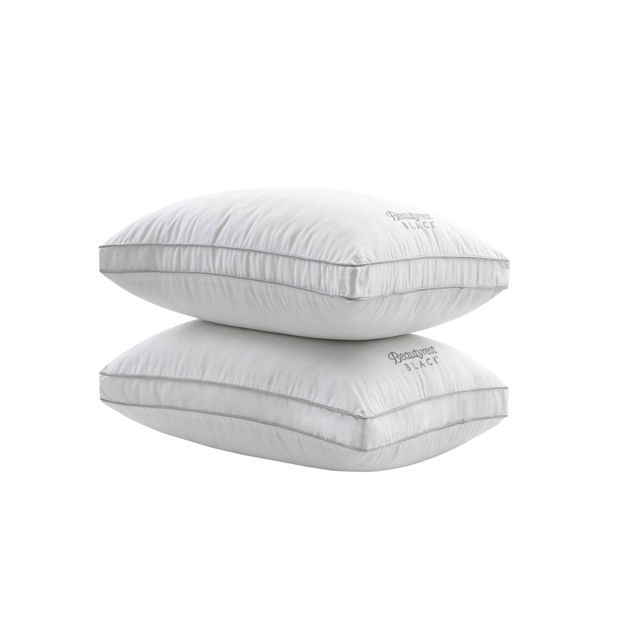 Beautyrest Black Down Alternative Pillow, Standard/Queen, 2-Pack