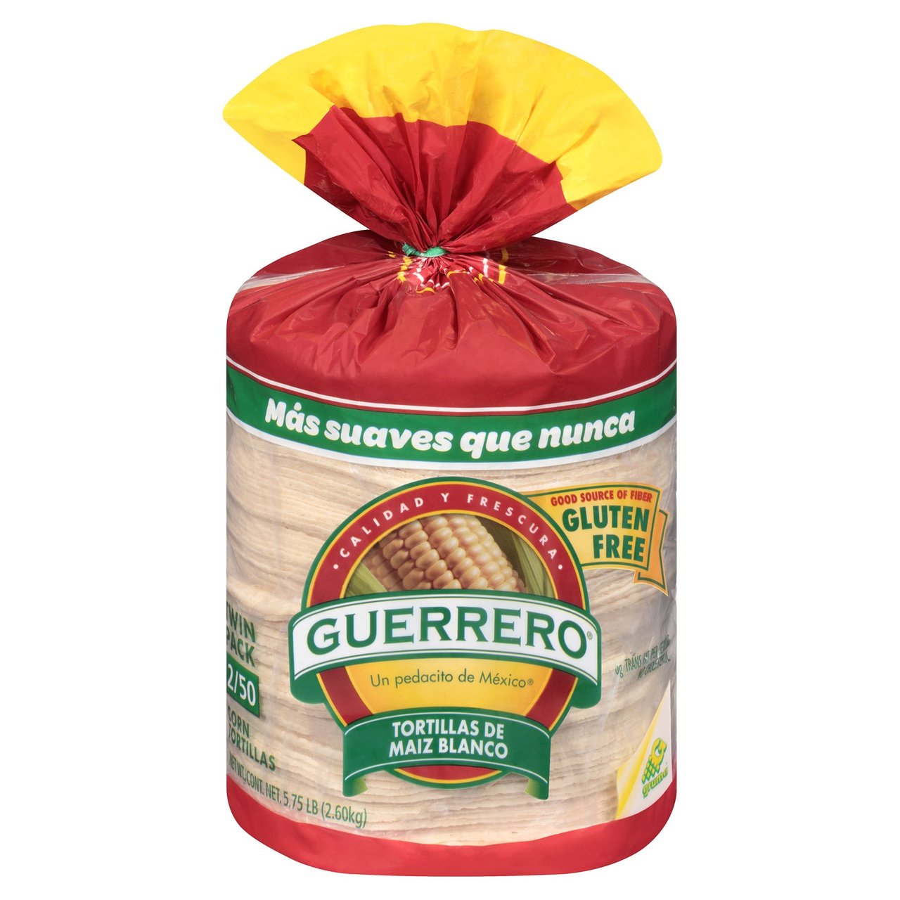 Guerrero 6" Corn Tortillas, 100 Count, 92 oz - Image 1