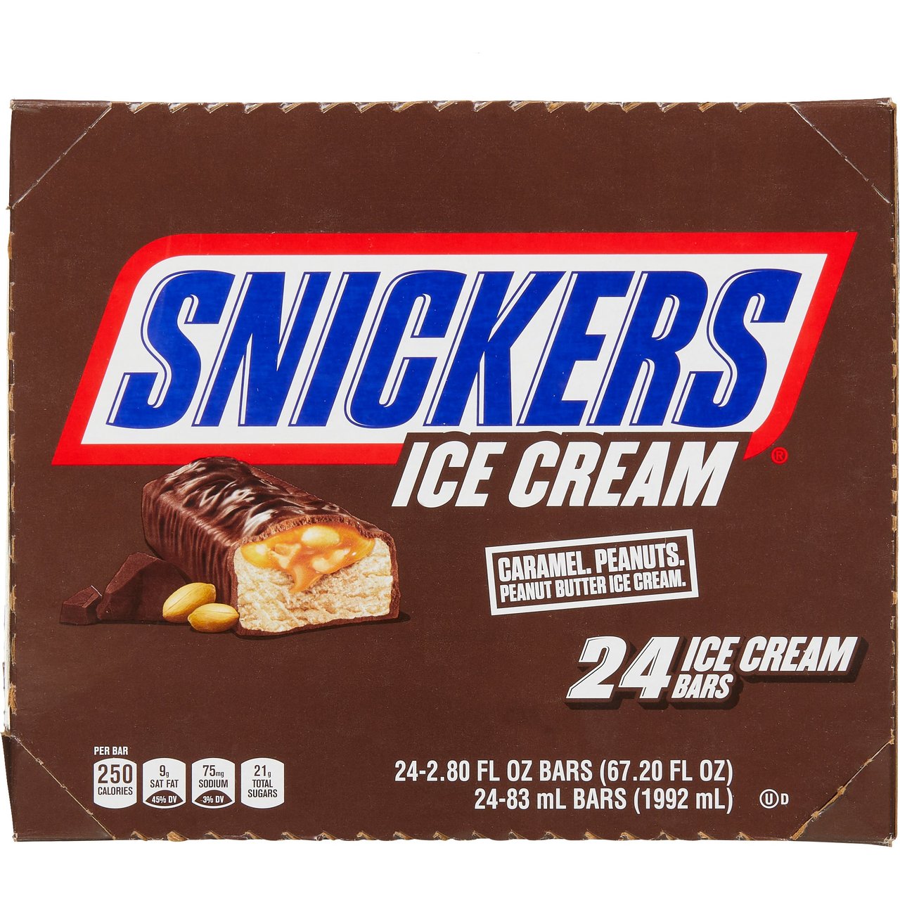 Snickers Ice Cream Bar 24/2.8oz - Image 1