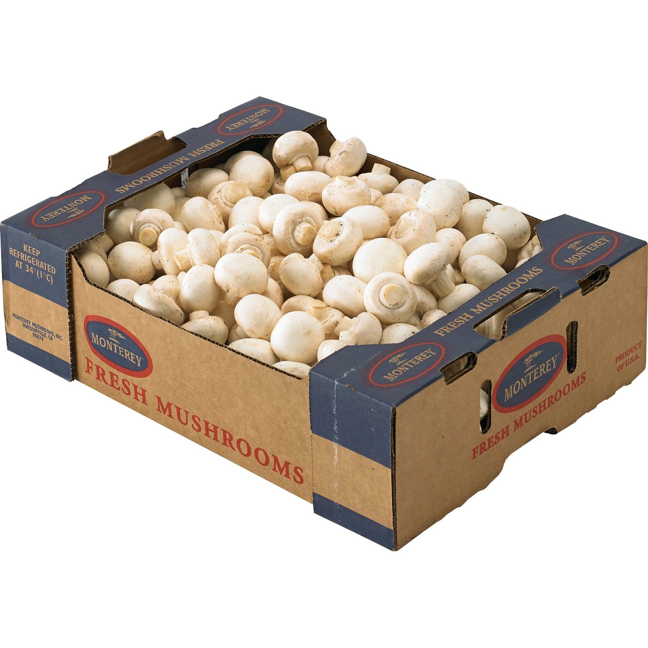 Medium White Mushrooms, 5 lb - Image 1