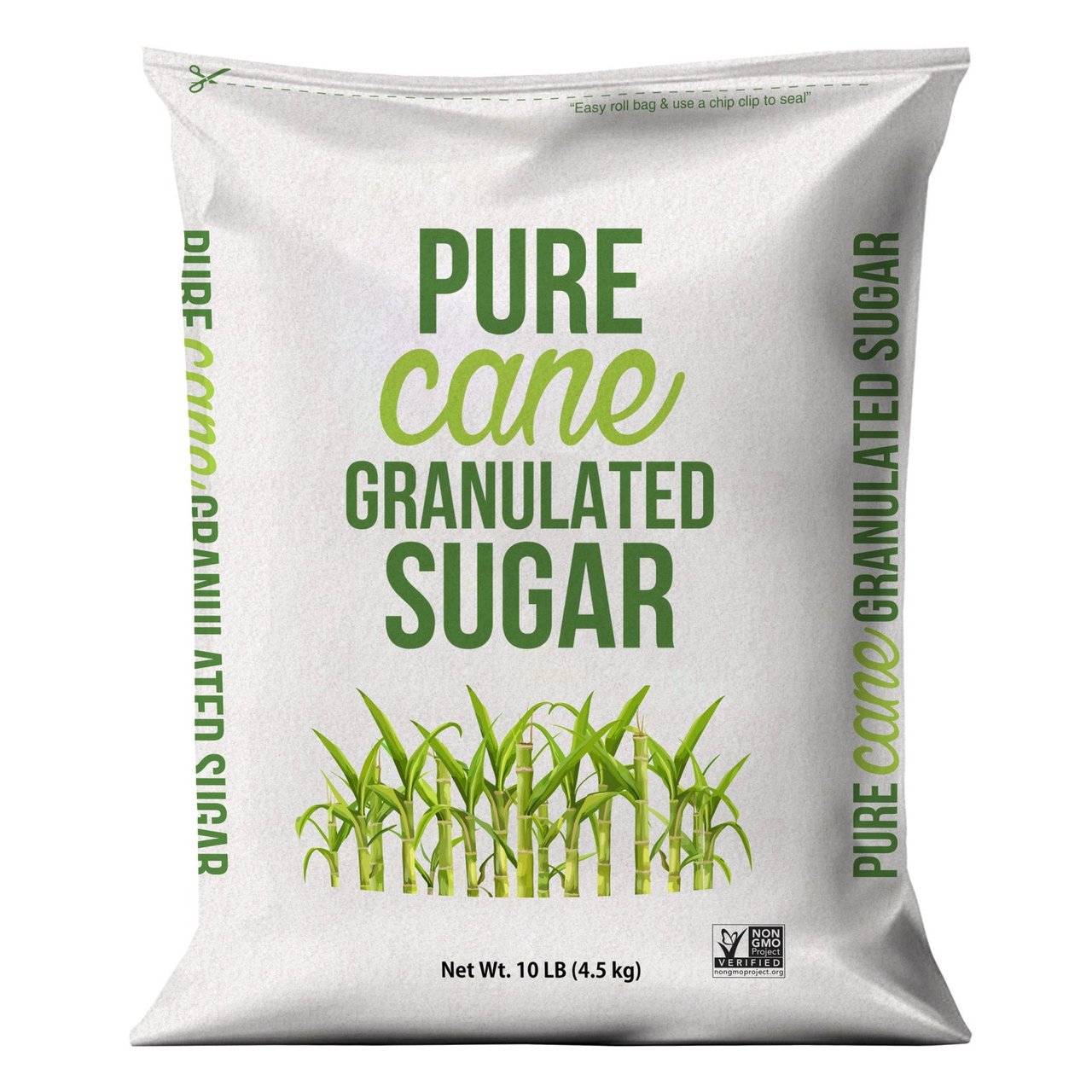 Pure Cane Granulated Sugar 10 lbs - Image 1