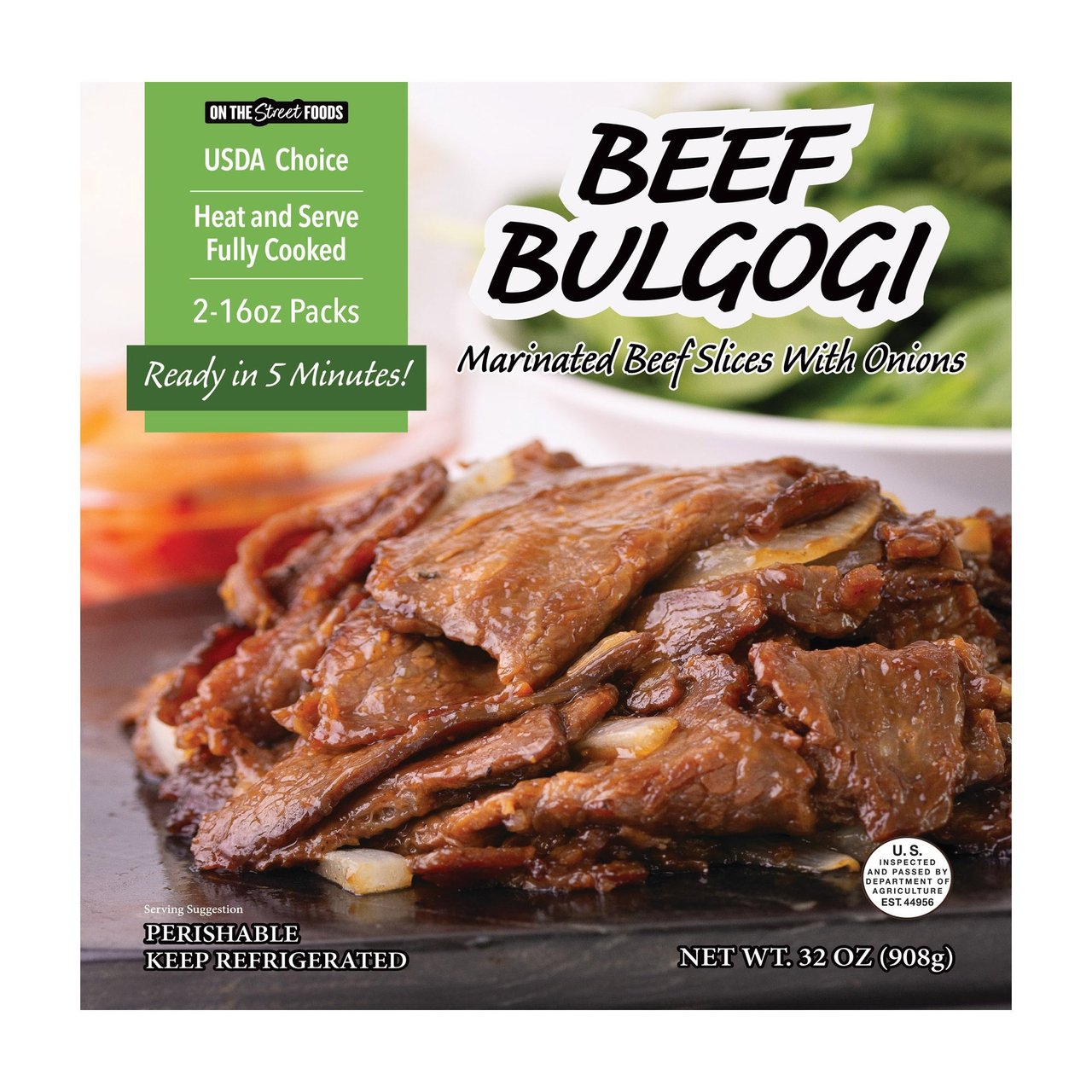 On The Street Foods Korean Beef Bulgogi 32 Ounce Package (#1758809 ...