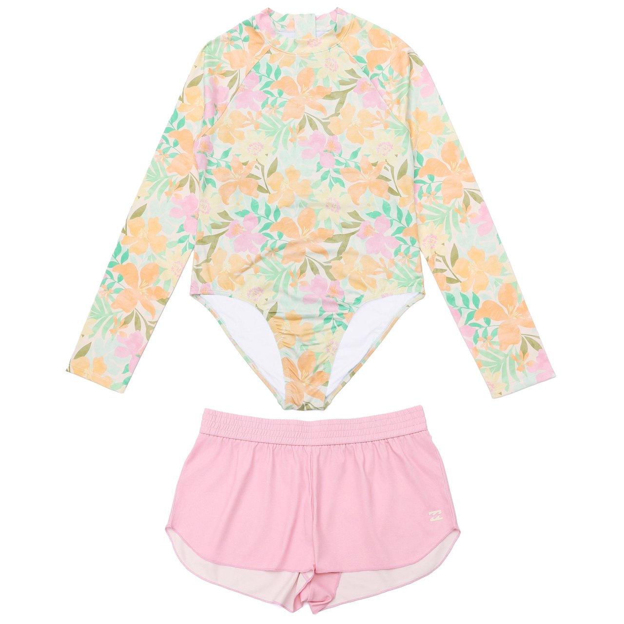 RVCA & Billabong Youth 2-Piece Swim Set - Image 1