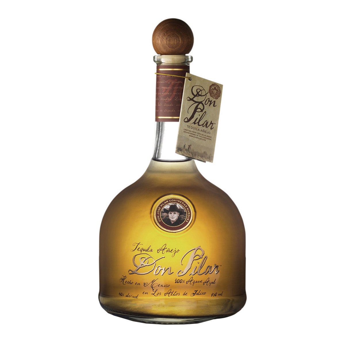 Don Pilar Añejo Tequila Mexico 750ML - Image 1