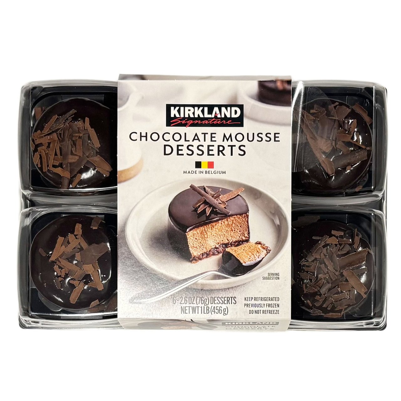 Kirkland Signature Chocolate Mousse Desserts 6/2.6 oz - Image 1