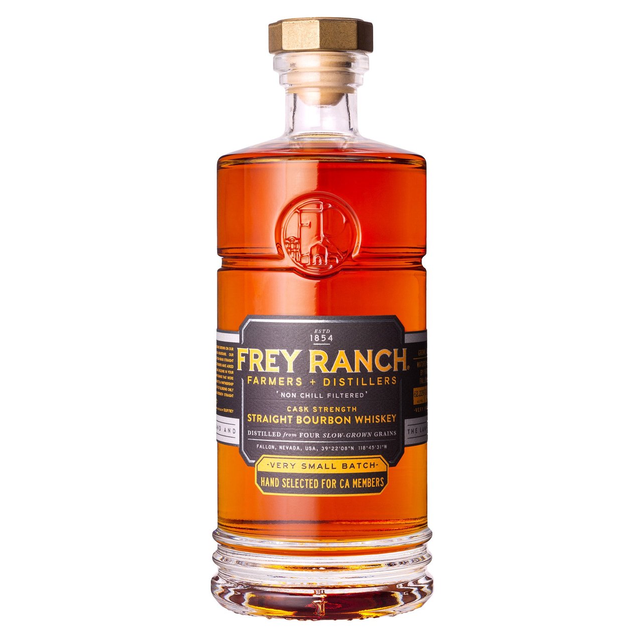 Frey Ranch Cask Strength Bourbon Nevada 750ML - Image 1