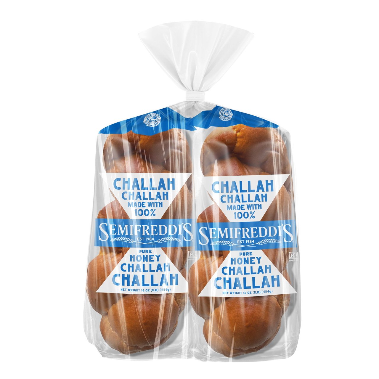 Semifreddi's Honey Challah 2-Pack, 16 oz Each - Image 1