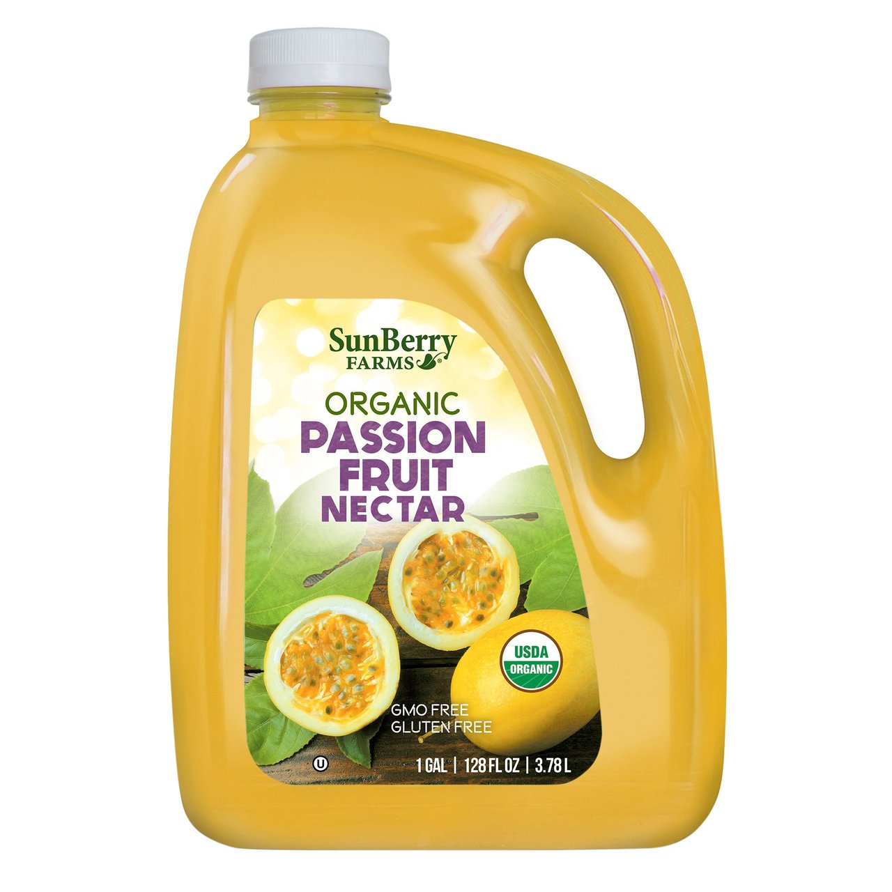 SunBerry Farms Organic Passion Fruit Nectar 128 oz - Image 1