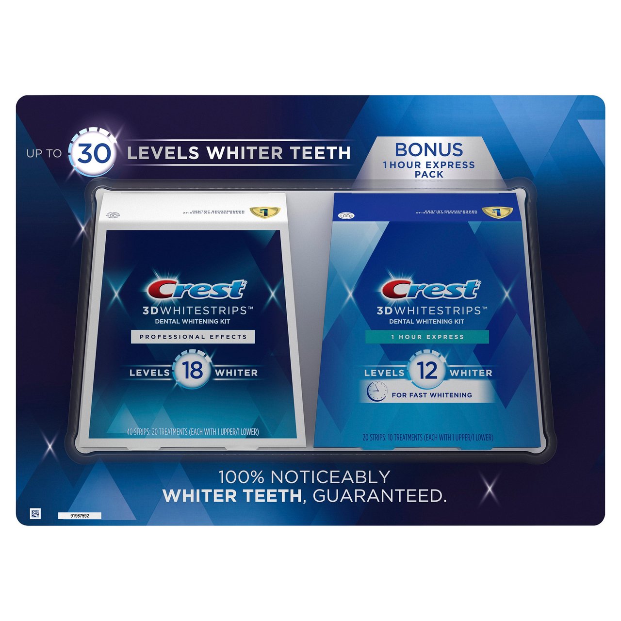 Crest 3D Whitestrips 40 + 20 Strips