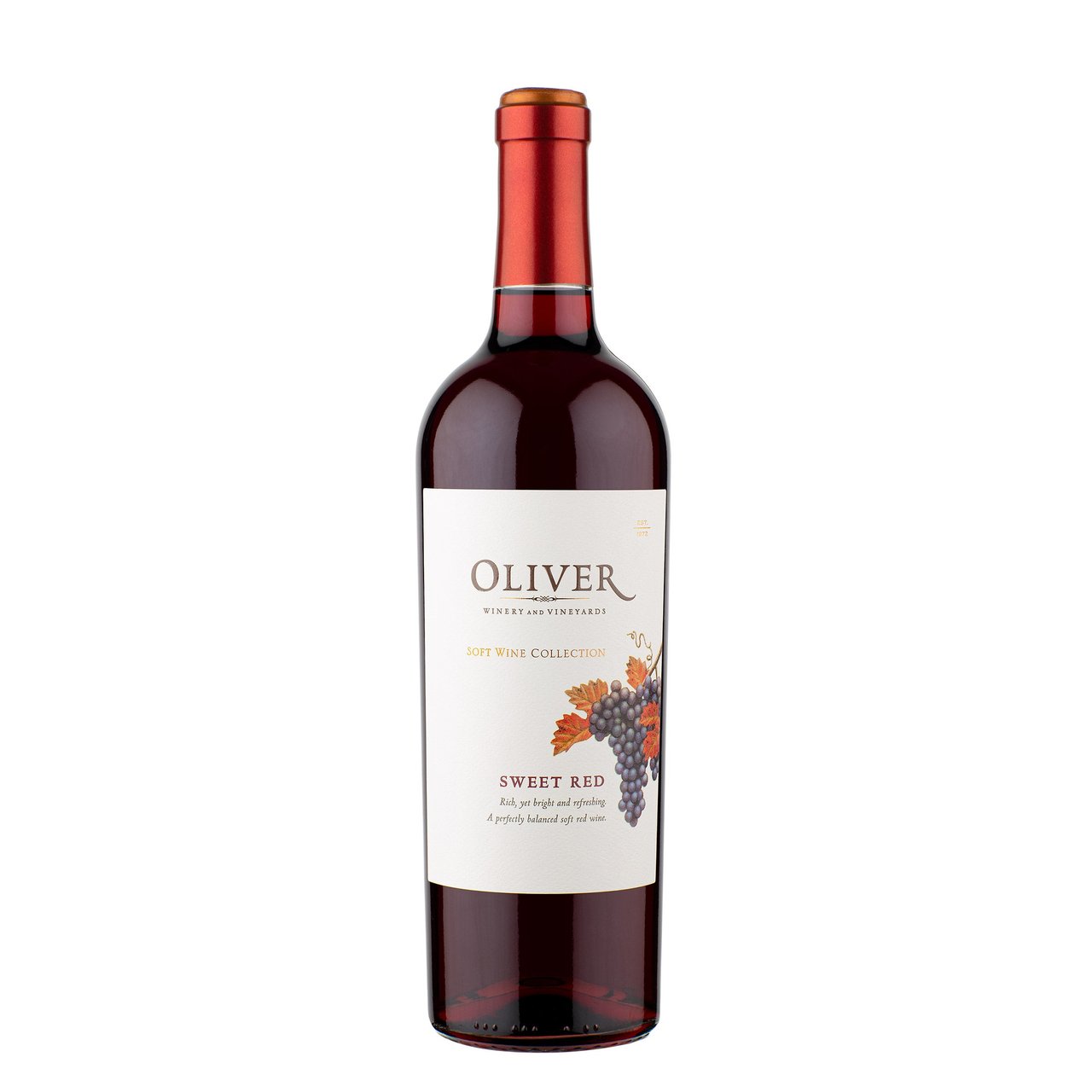 Oliver Winery Sweet Red Wine Indiana 750ML