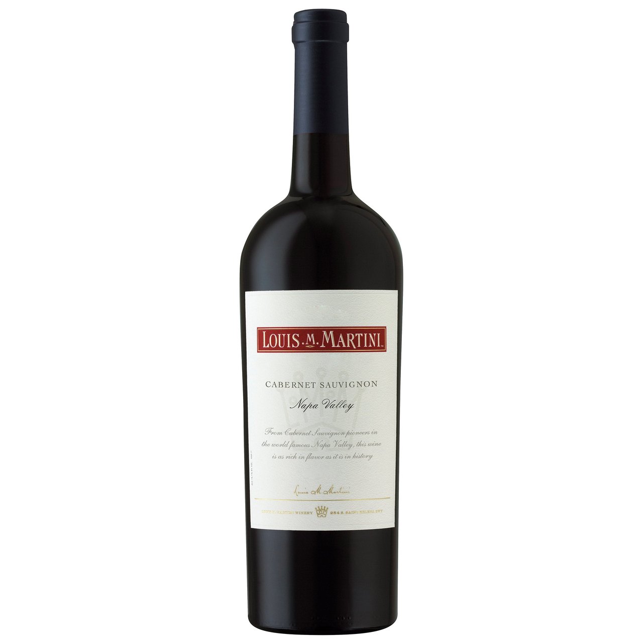 Louis M. Martini Cabernet Sauvignon Napa Valley 750ML - Image 1