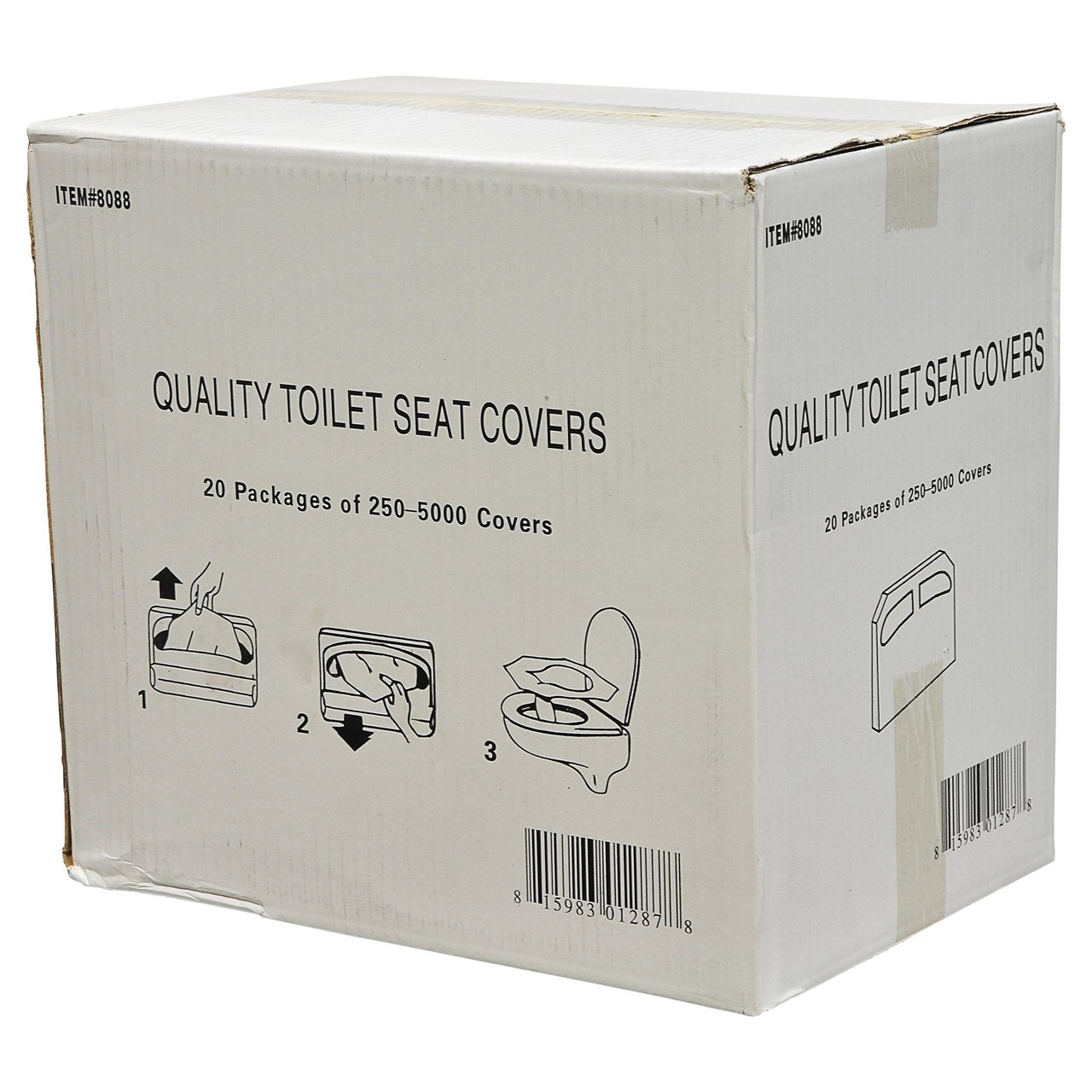 Rocky Packaging Solution Toilet Seat Cover, 5000 Count - Image 1