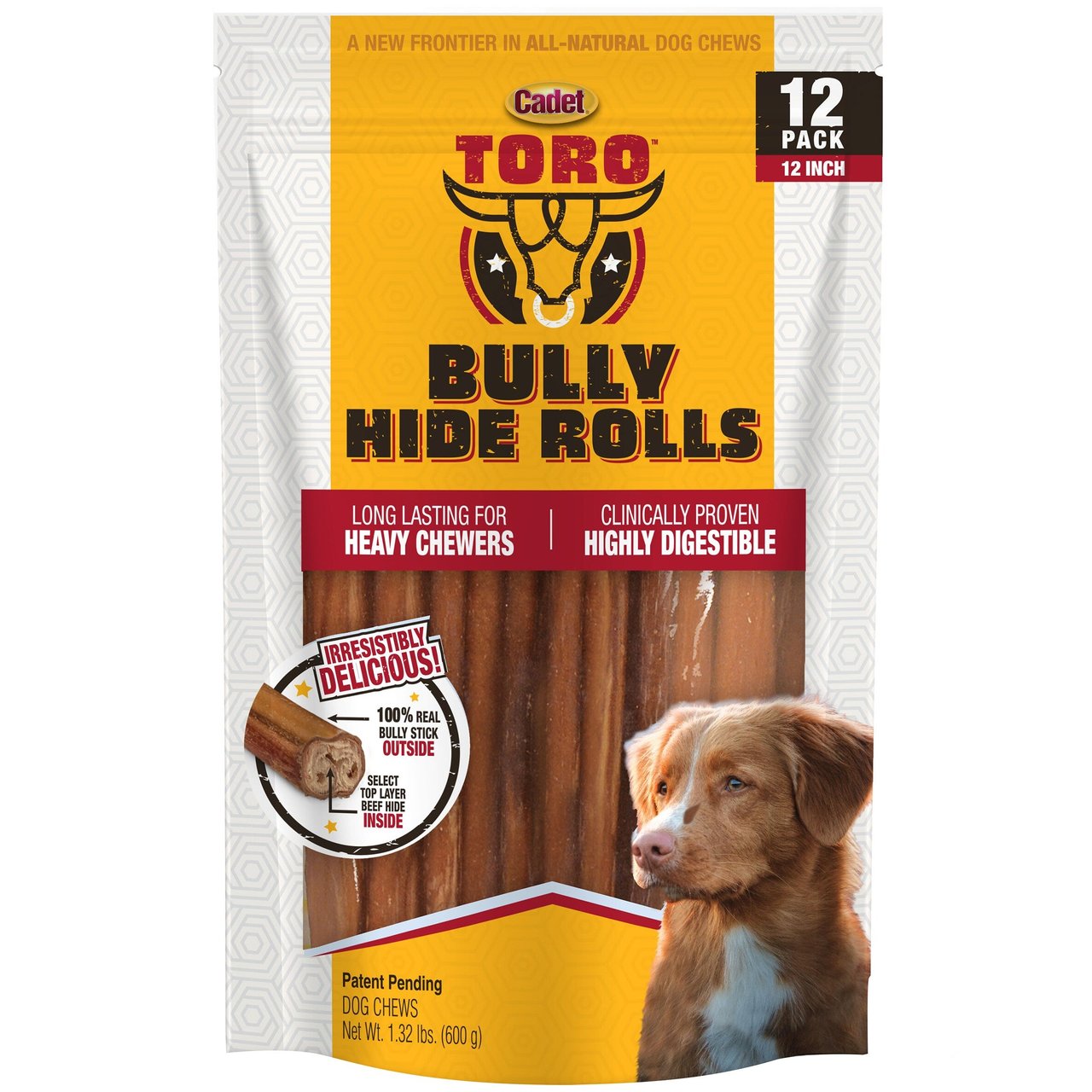 Cadet Bully Hide Rolls 12 Count