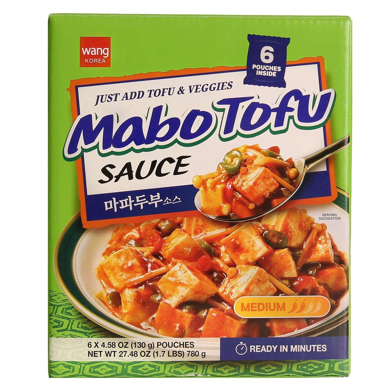 Wang Wang Korea Mapo Tofu Sauce 6 Pack — product image