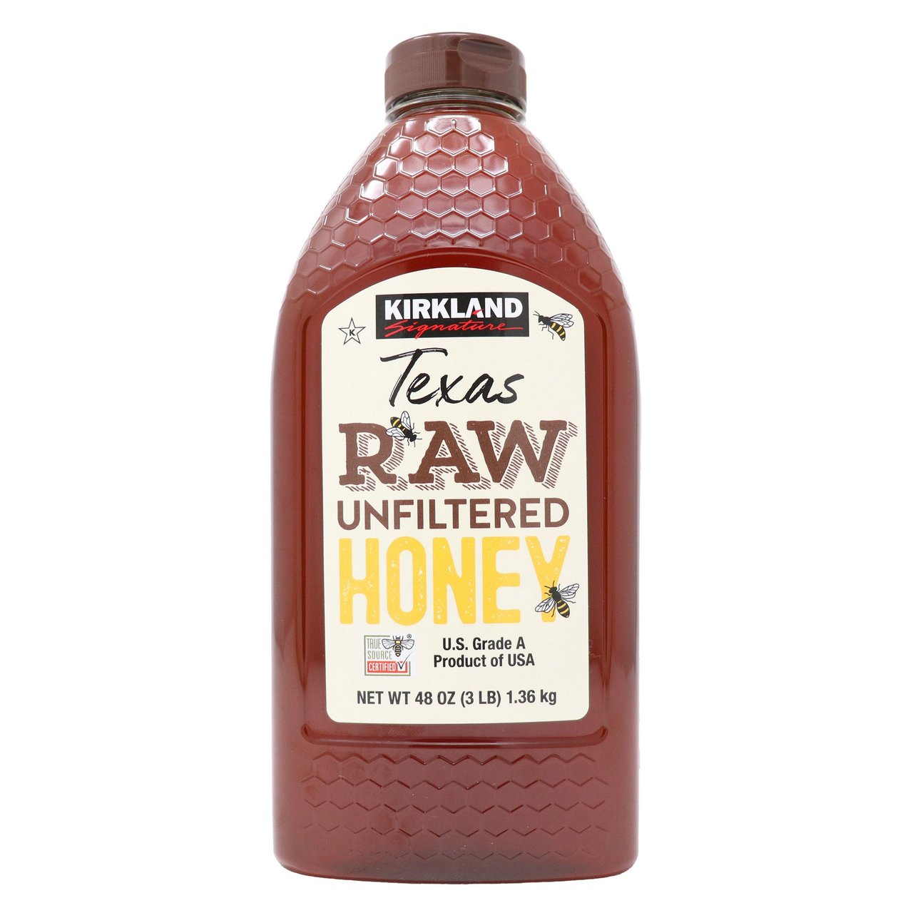 Kirkland Signature Texas Raw Unfiltered Honey 48 oz - Image 1