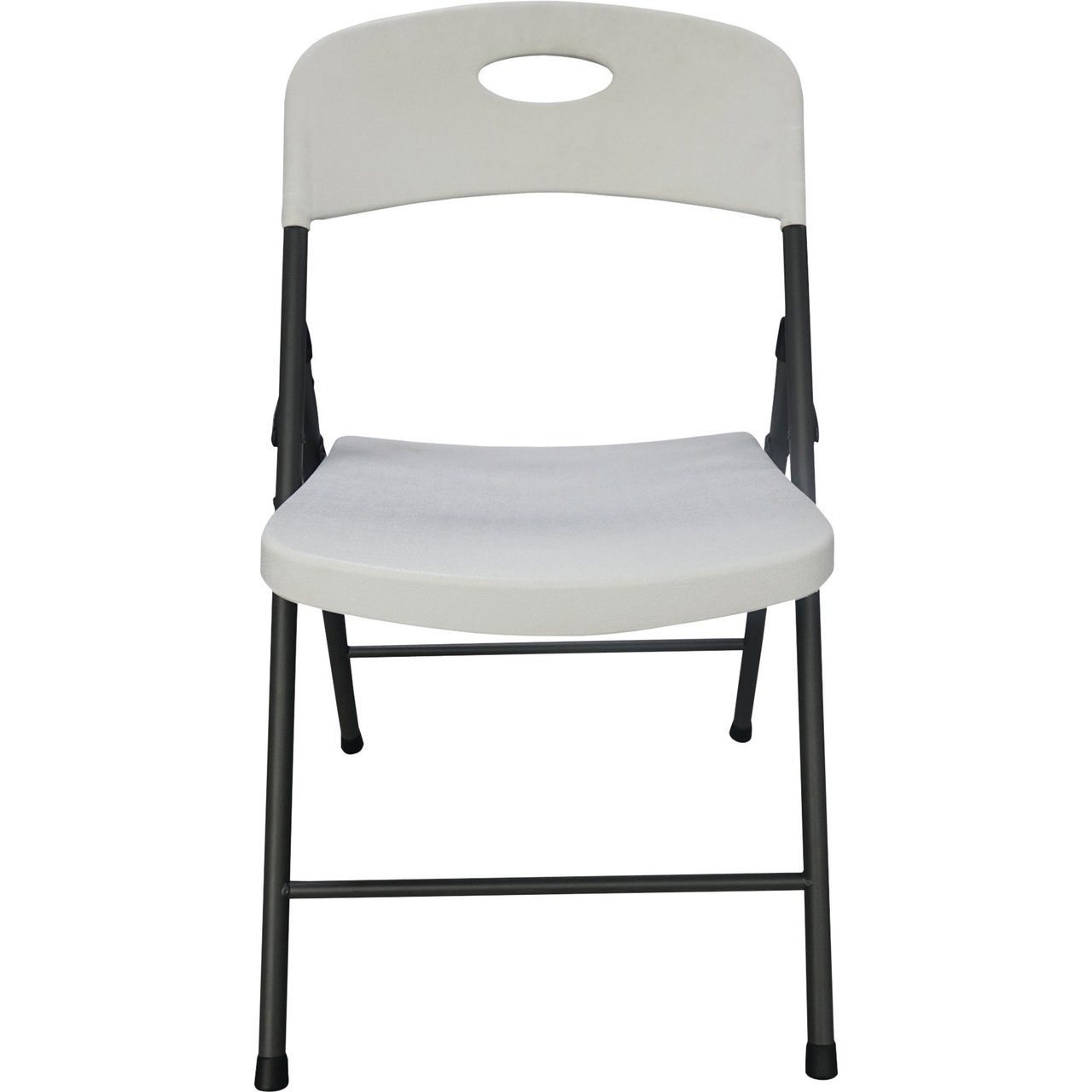 Alera Resin Folding Chairs ALEFR9402, White, 4-Pack - Image 1