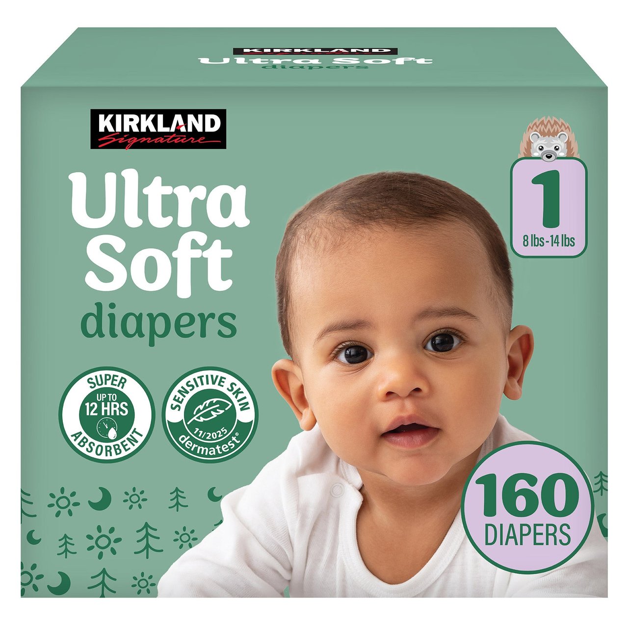 KIRKLAND SIGNATURE DIAPERS SIZE 1, 160CT - Image 1