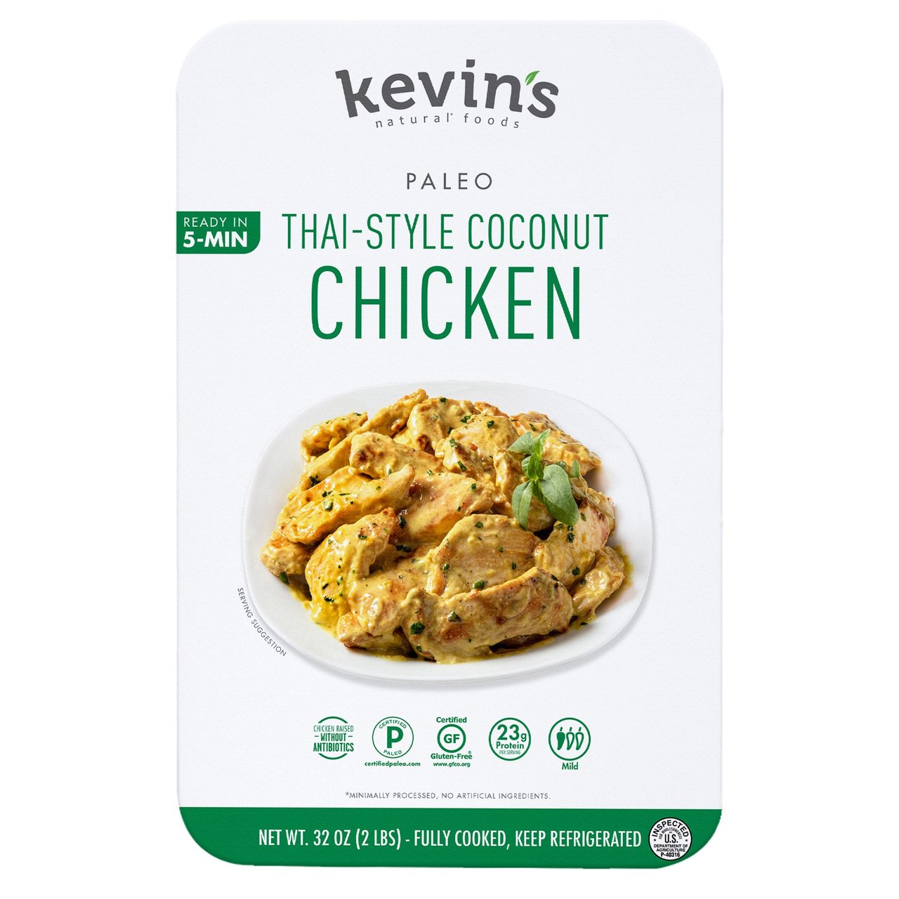 Kevin's Paleo Thai-Style Coconut Chicken 32 oz (2 lbs) - Image 1