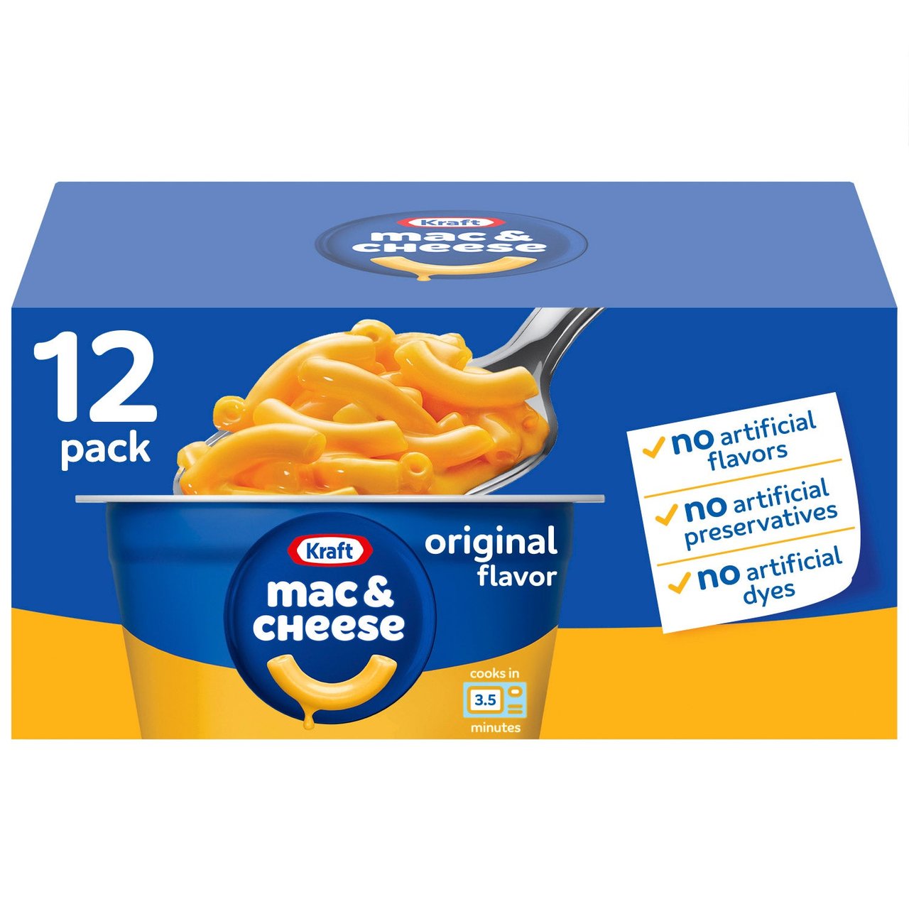 Kraft Mac & Cheese Cups 12/2.05 oz - Image 1