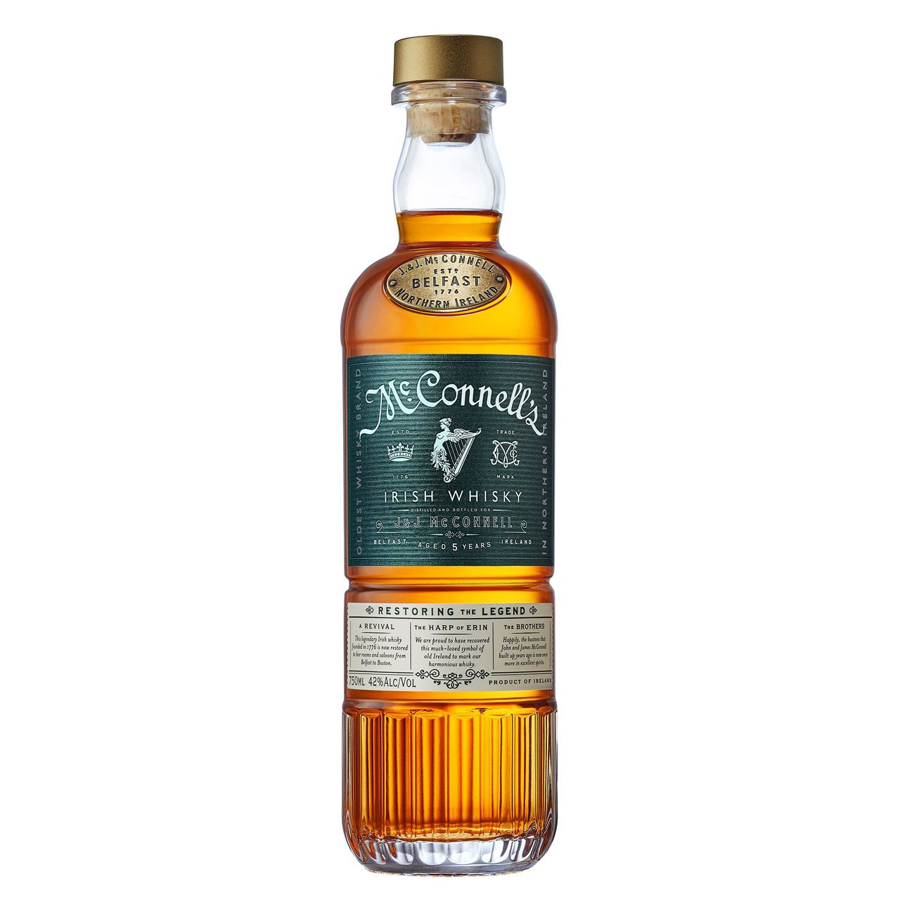McConnell's 5 Year Irish Whisky Ireland 1L