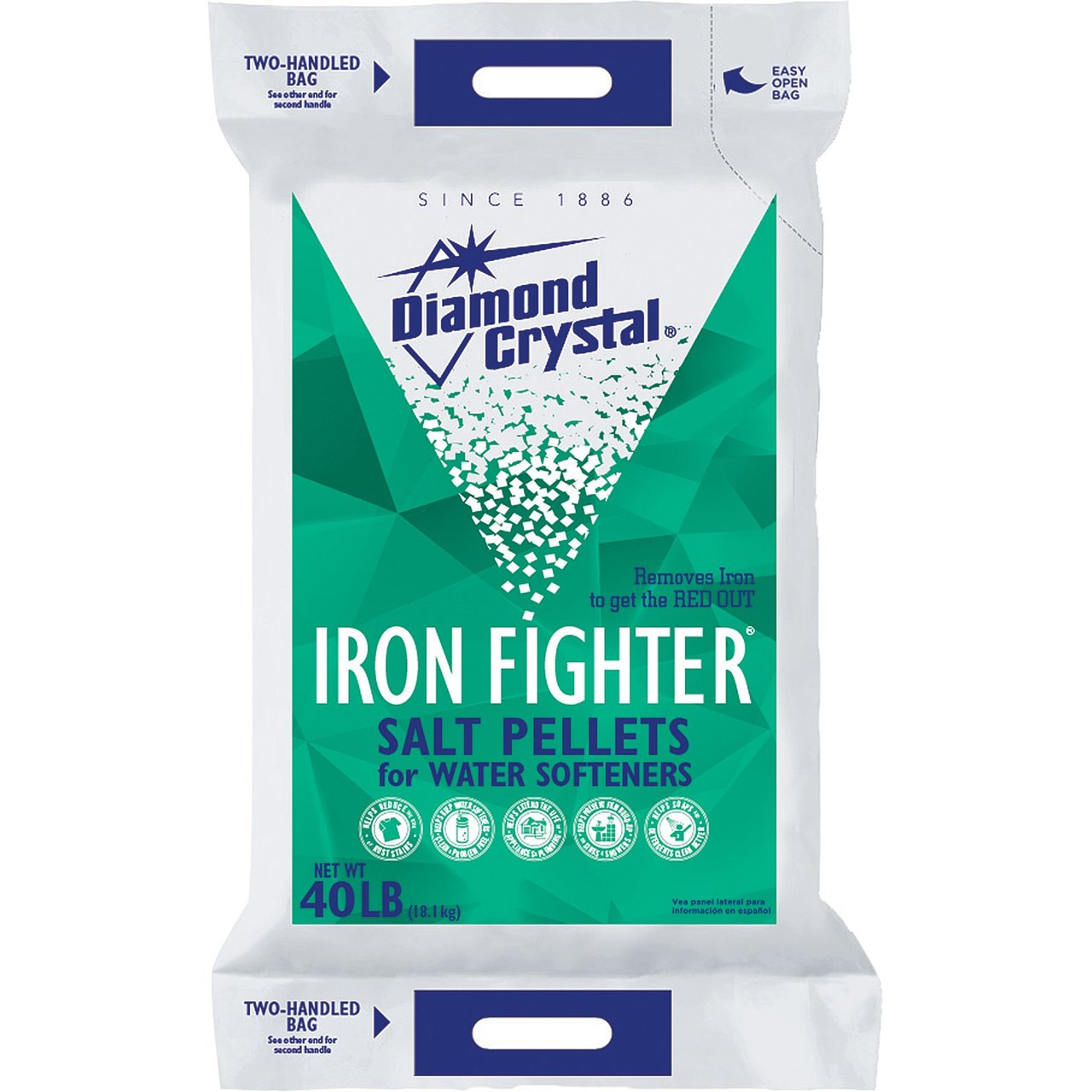 Diamond Crystal Iron Fighter Pellets 40 Pound Bag - Image 1