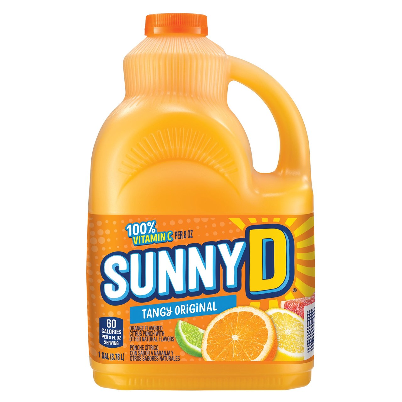 SunnyD Tangy Original Orange Juice Drink, 128 fl oz - Image 1