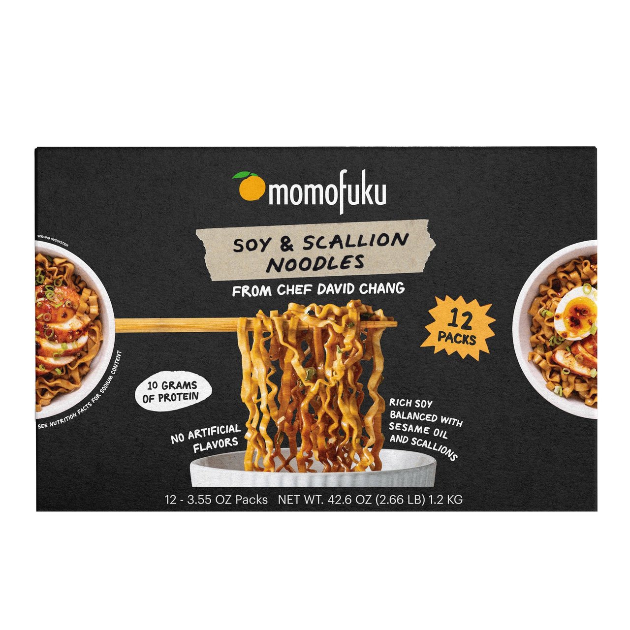 Momofuku Soy & Scallion Noodles 12/3.55 oz - Image 1