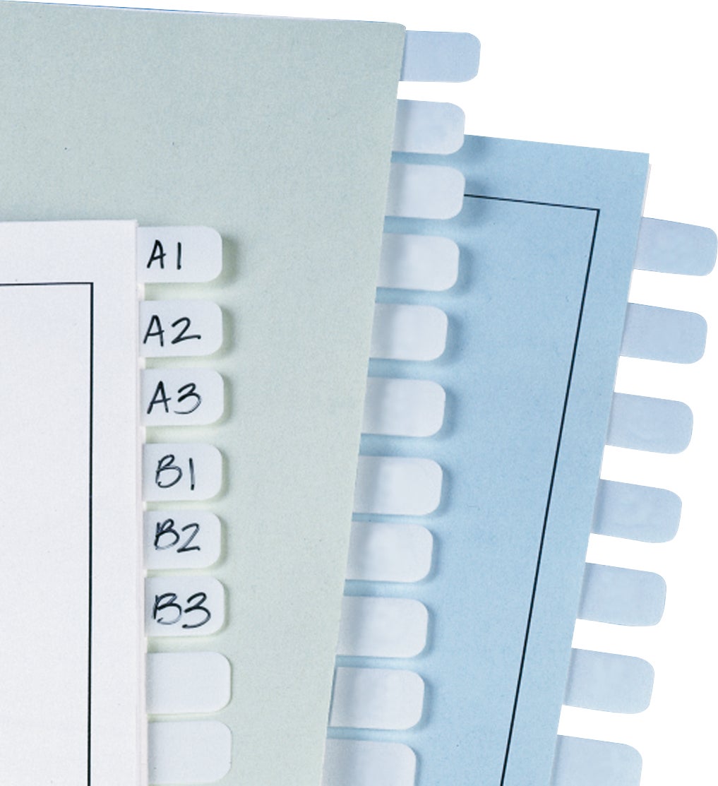 Redi-Tag Permanent Write-On Index Tabs, 1", 104-Pack