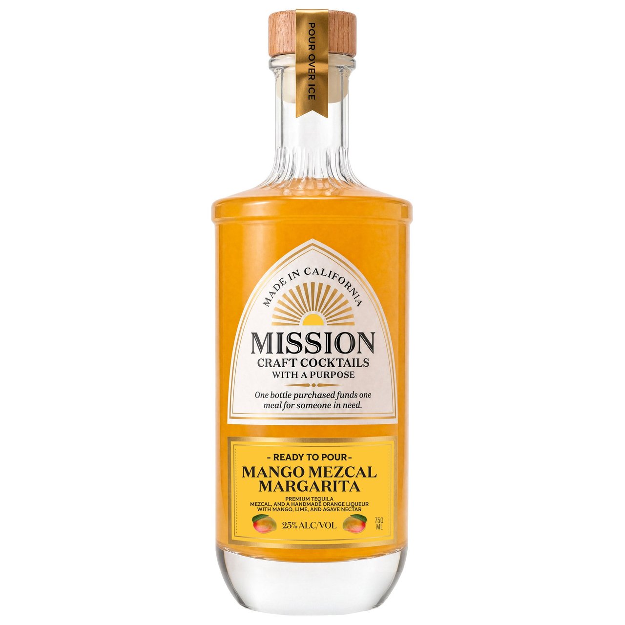 Mission Craft Cocktails Mango Mezcal Margarita, 750ml - Image 1