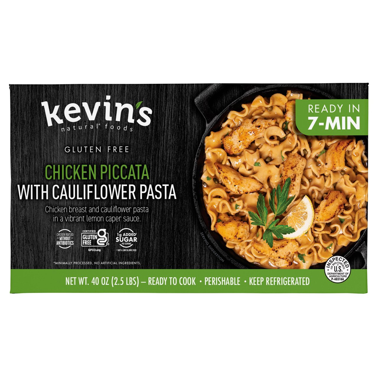 Kevin's Chicken Piccata with Pasta 40 oz - Image 1