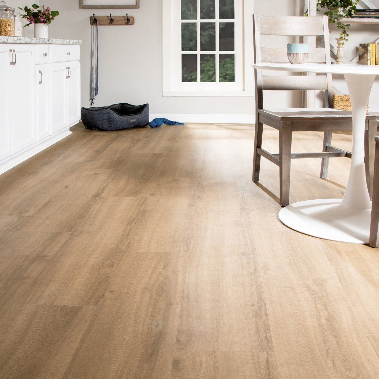 Mohawk Home Wide Plank Vinyl Floor Tudor Oak 9.5 x 48 - Image 1