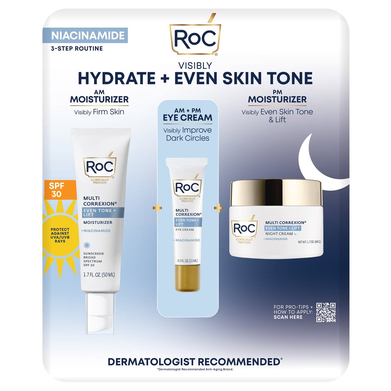 RoC Even Tone & Lift Regimen Pack - Image 1