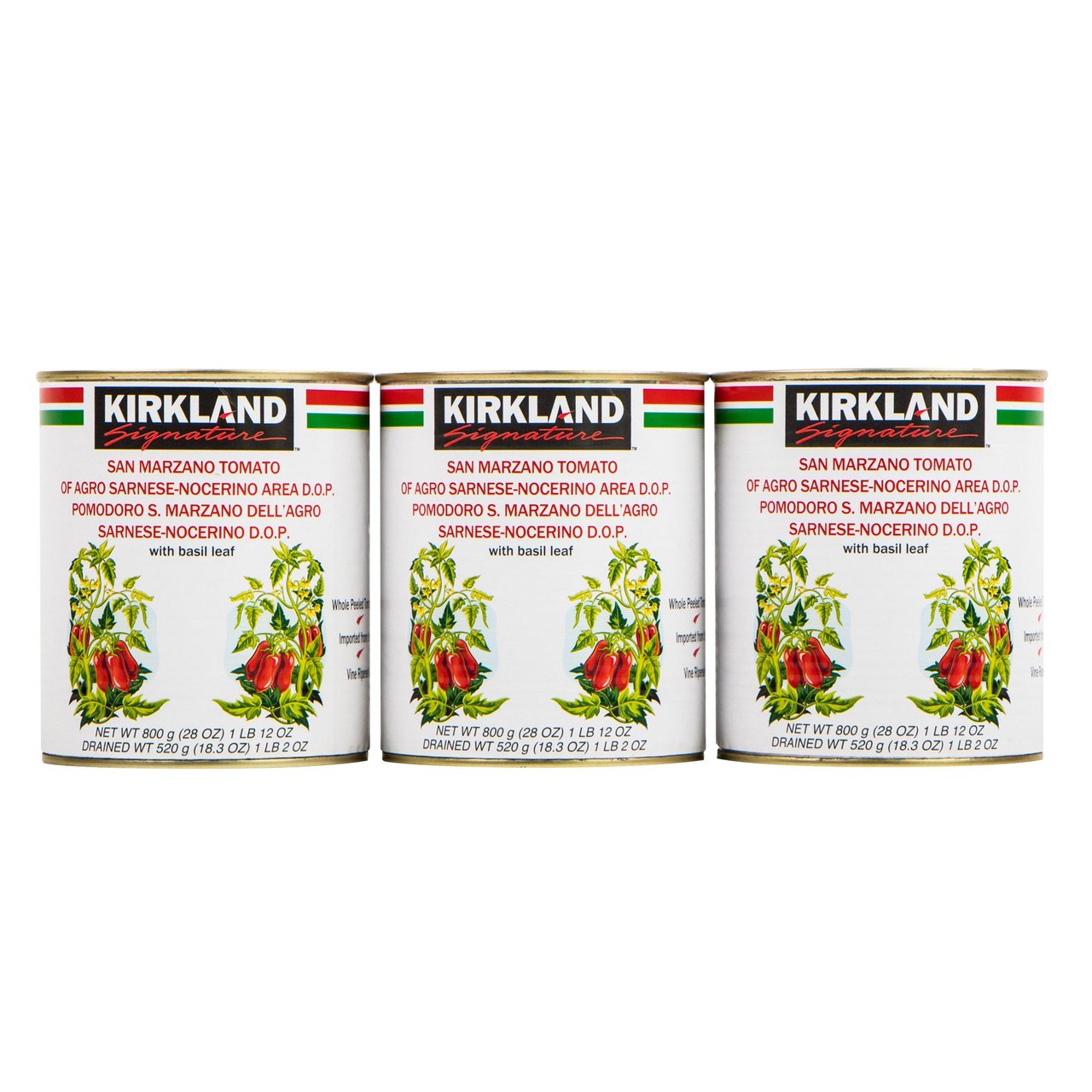 Kirkland Signature San Marzano Tomatoes 3/28 Ounce Cans