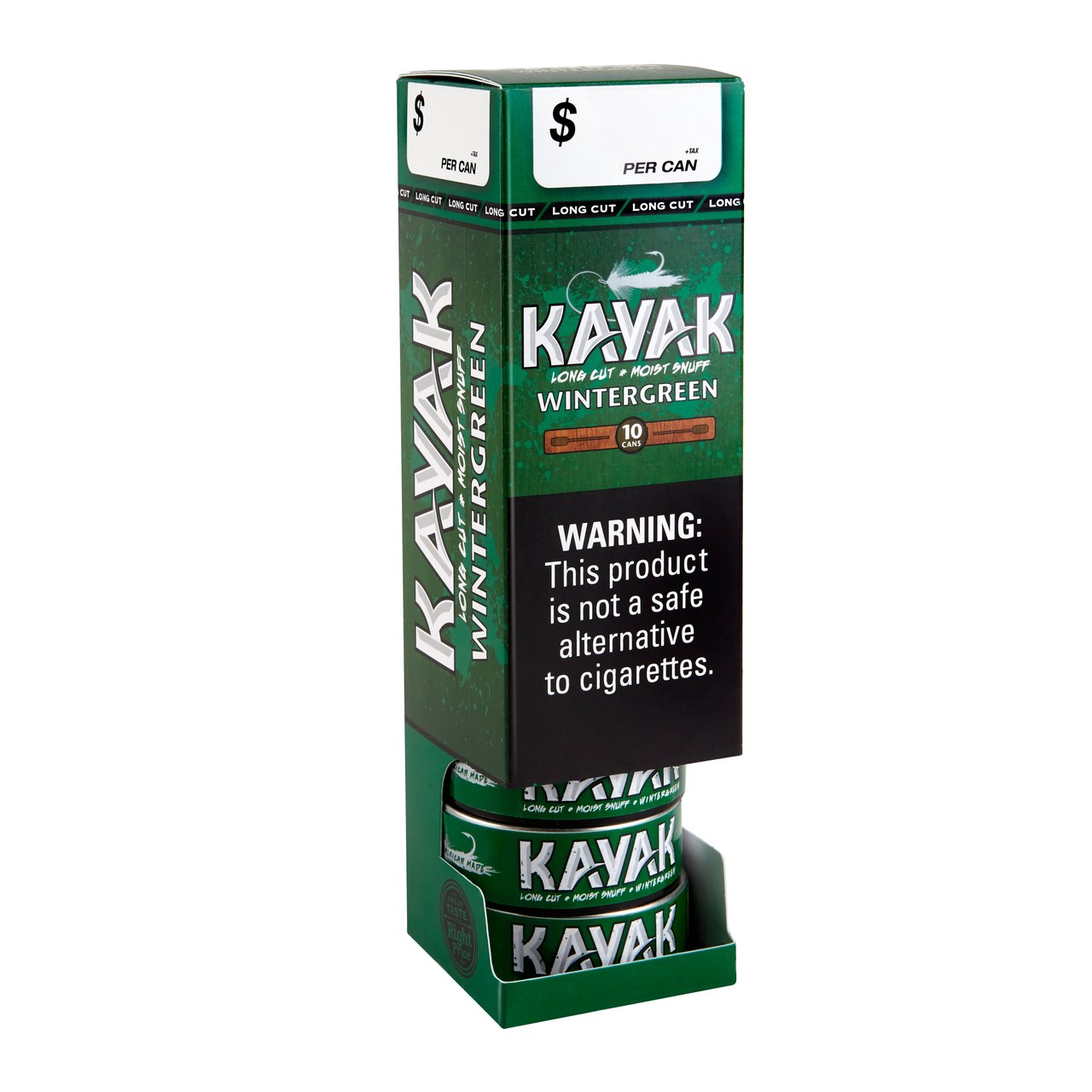 kayak tobacco coupons Kayak Wintergreen Long Cut Smokeless Tobacco, 10 ct (#1349444)