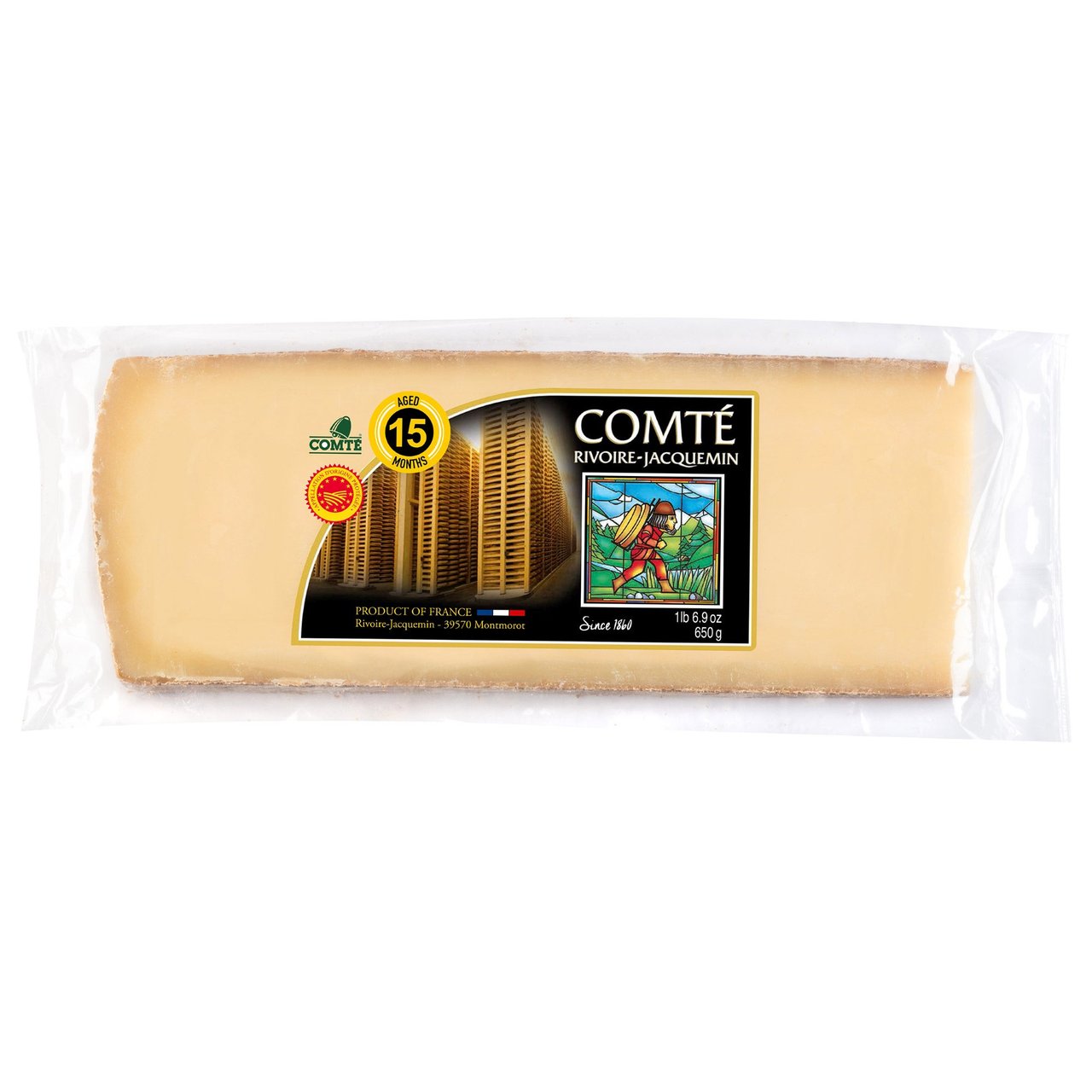 Rivoire-Jacquemin Comté Hard Cheese, 1.4 Pounds - Image 1