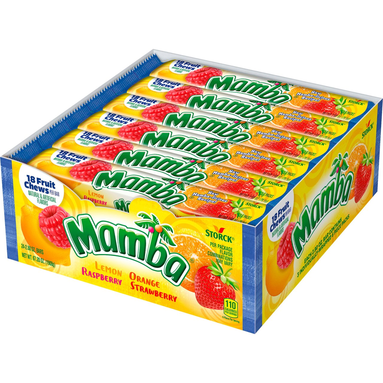 Mamba Fruit Chews 24ct / 2.8 oz - Image 1