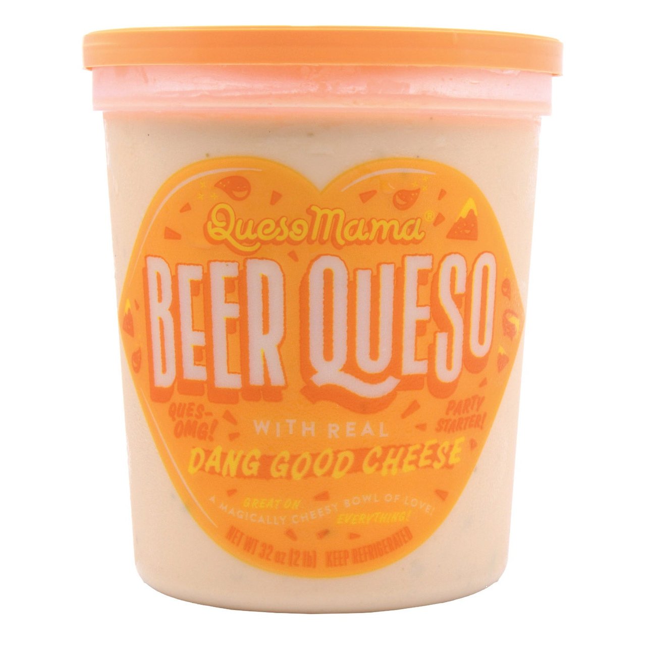 Queso Mama Beer Queso 32 Ounce Container - Image 1