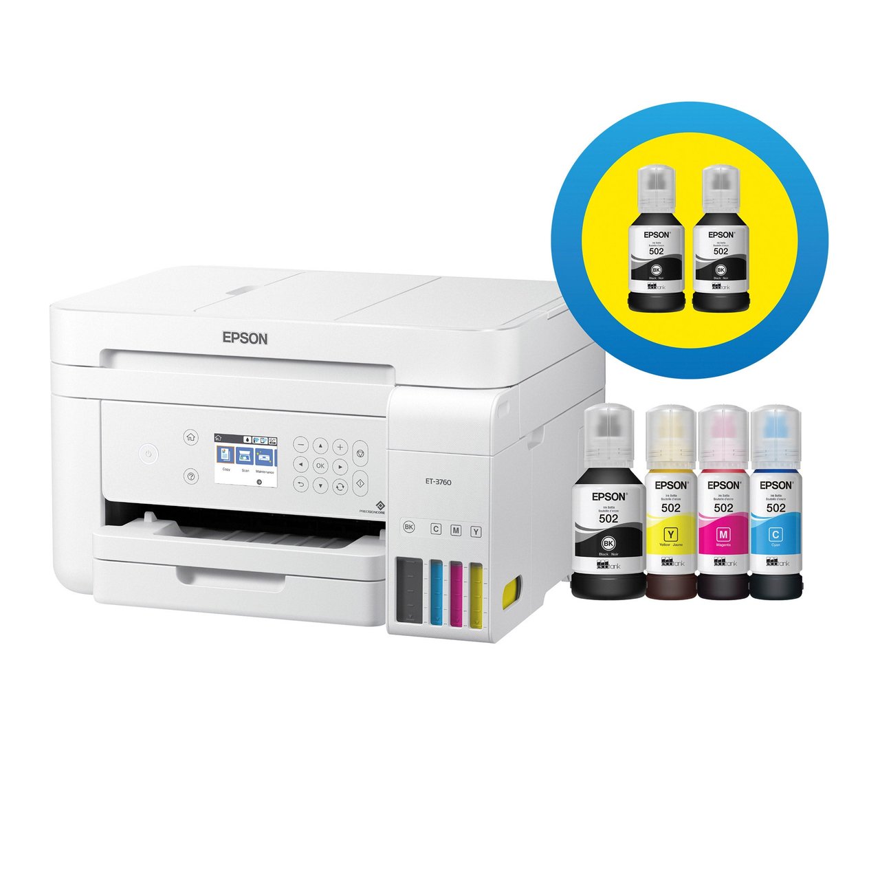Epson EcoTank ET-3760SE All-in-One Wireless Printer - Image 1