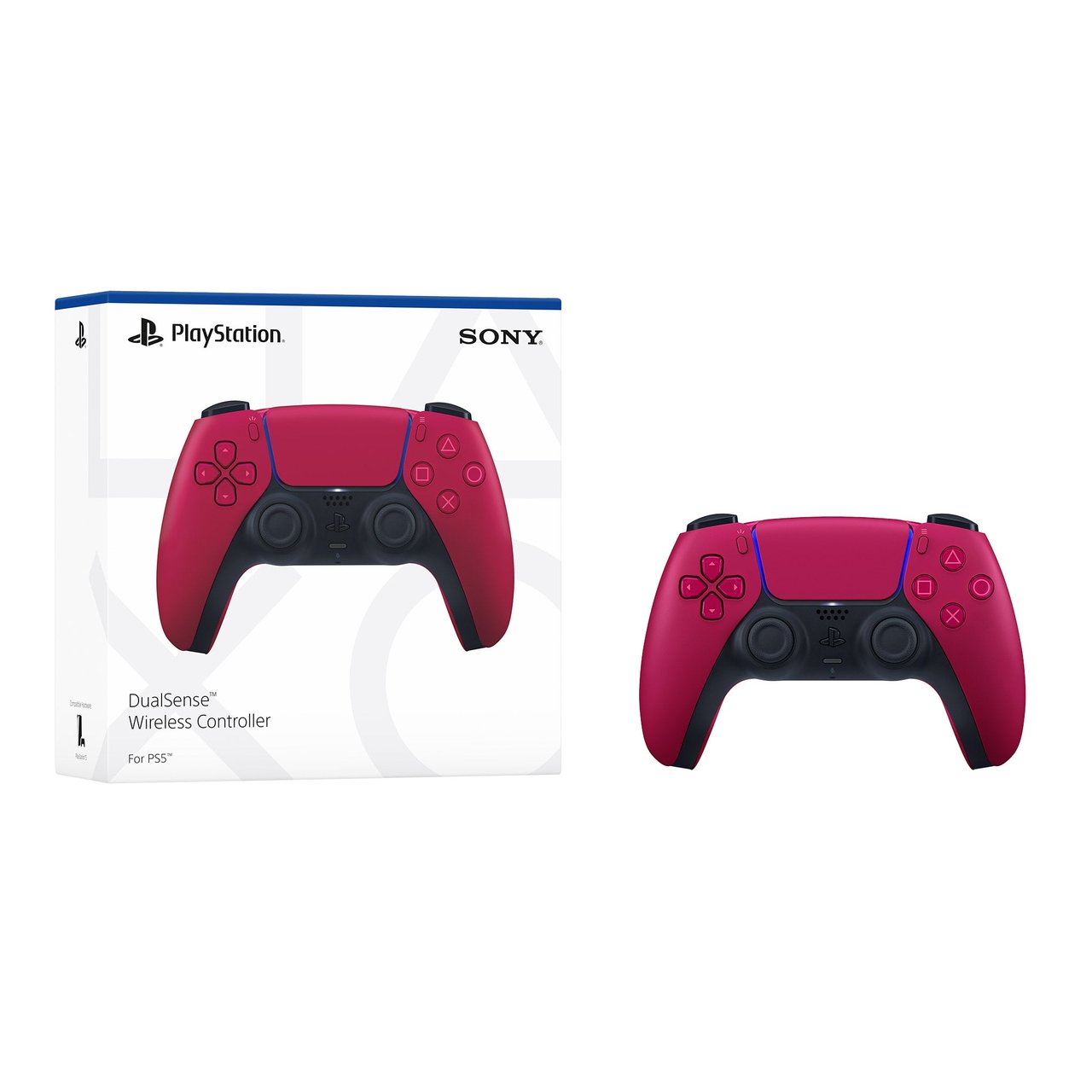 Sony PlayStation 5 DualSense Wireless Controller - Cosmic Red - Image 1